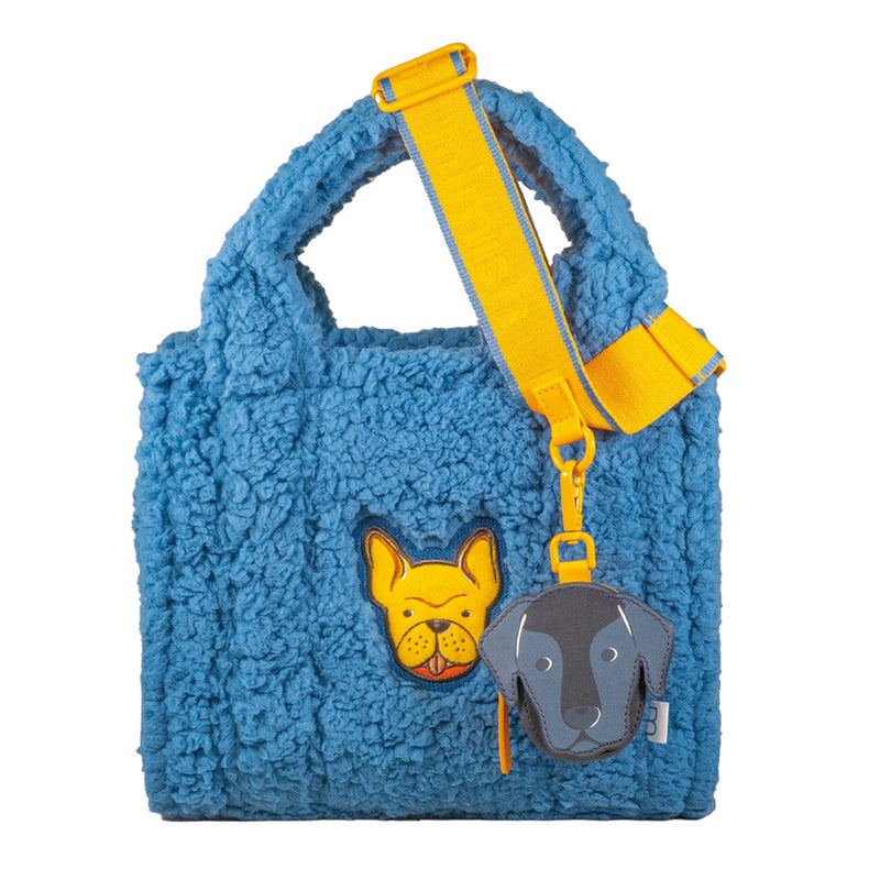 Sherpa Tote Bag – Cozy, Colorful & Convertible with Matching Coin Purse, Walter & Friends