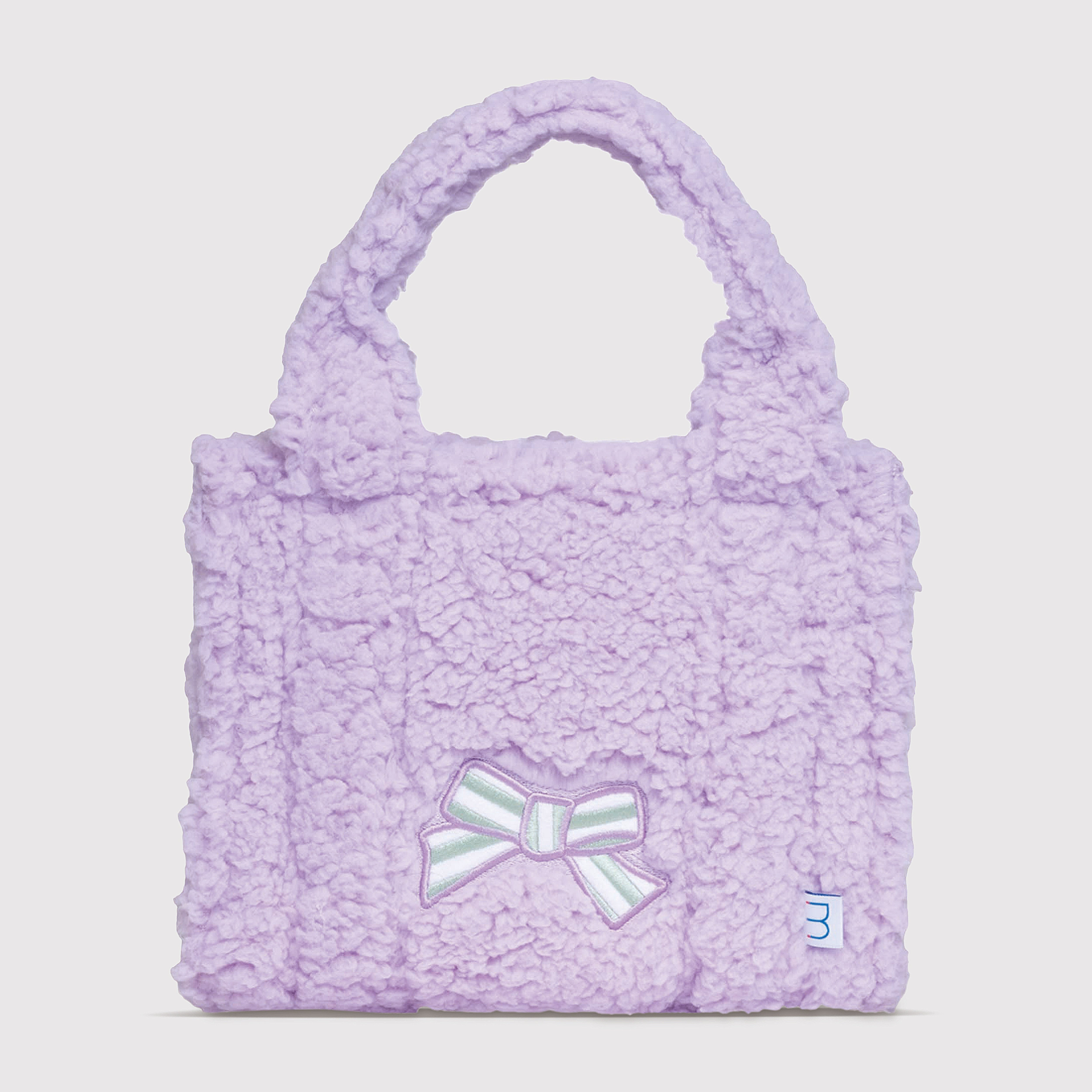 Sherpa Tote Bag – Cozy, Colorful & Convertible with Matching Coin Purse, Bows
