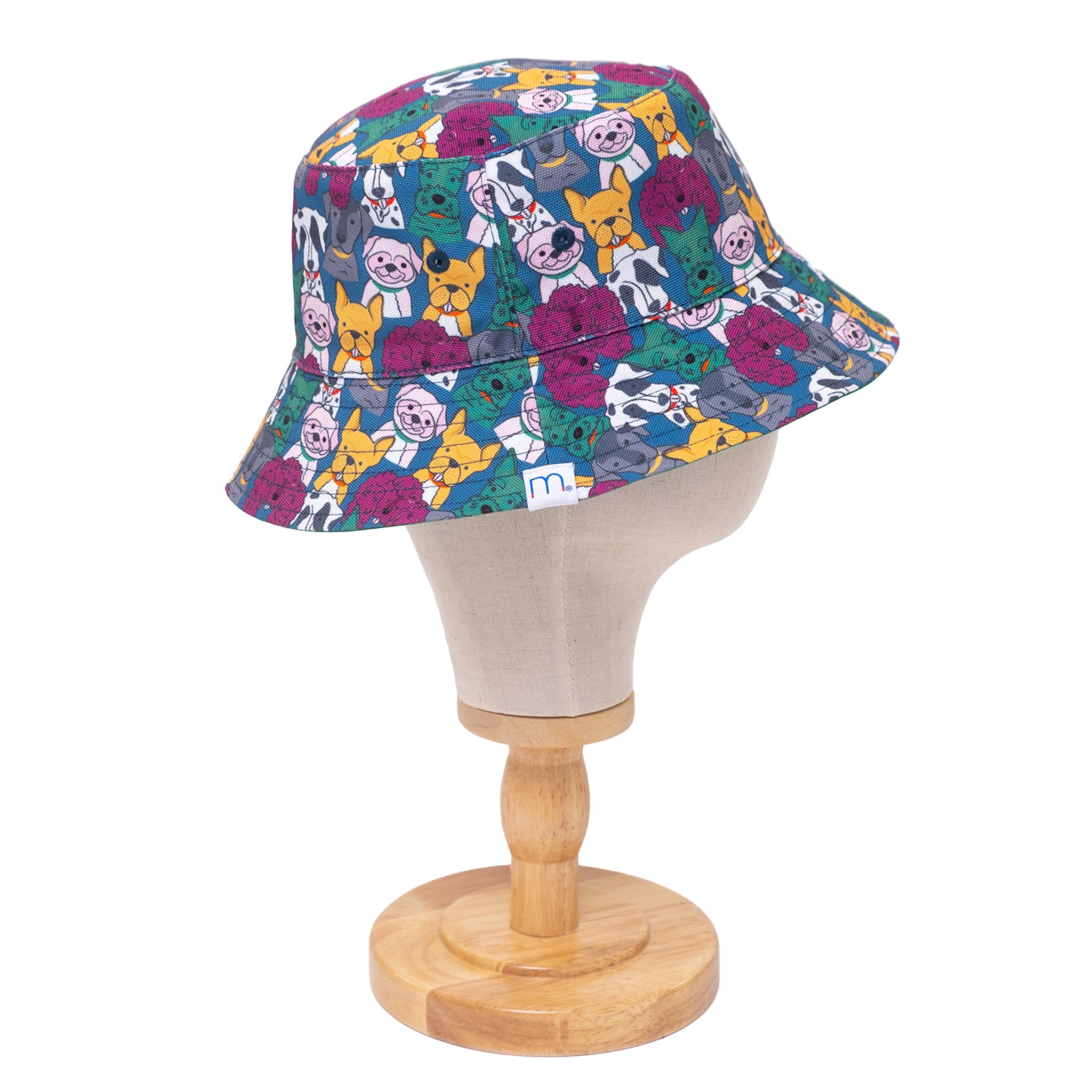 Reversible Bucket Hat – Pals in Print Collection: Walter & Friends
