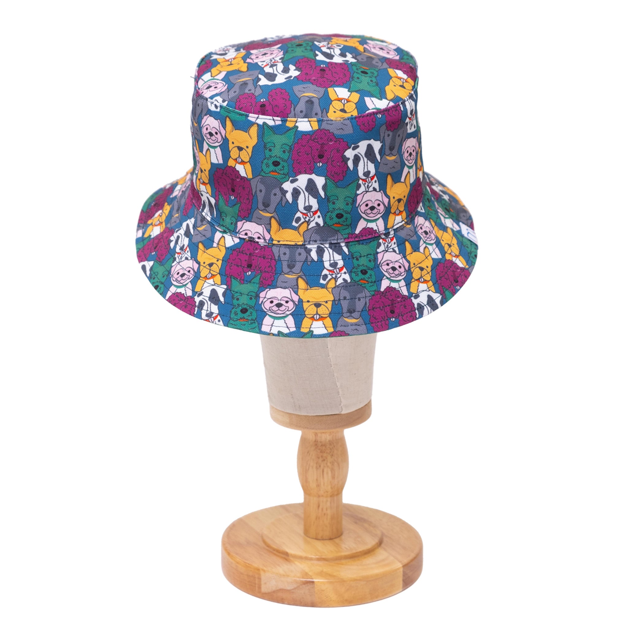 Reversible Bucket Hat – Pals in Print Collection: Walter & Friends