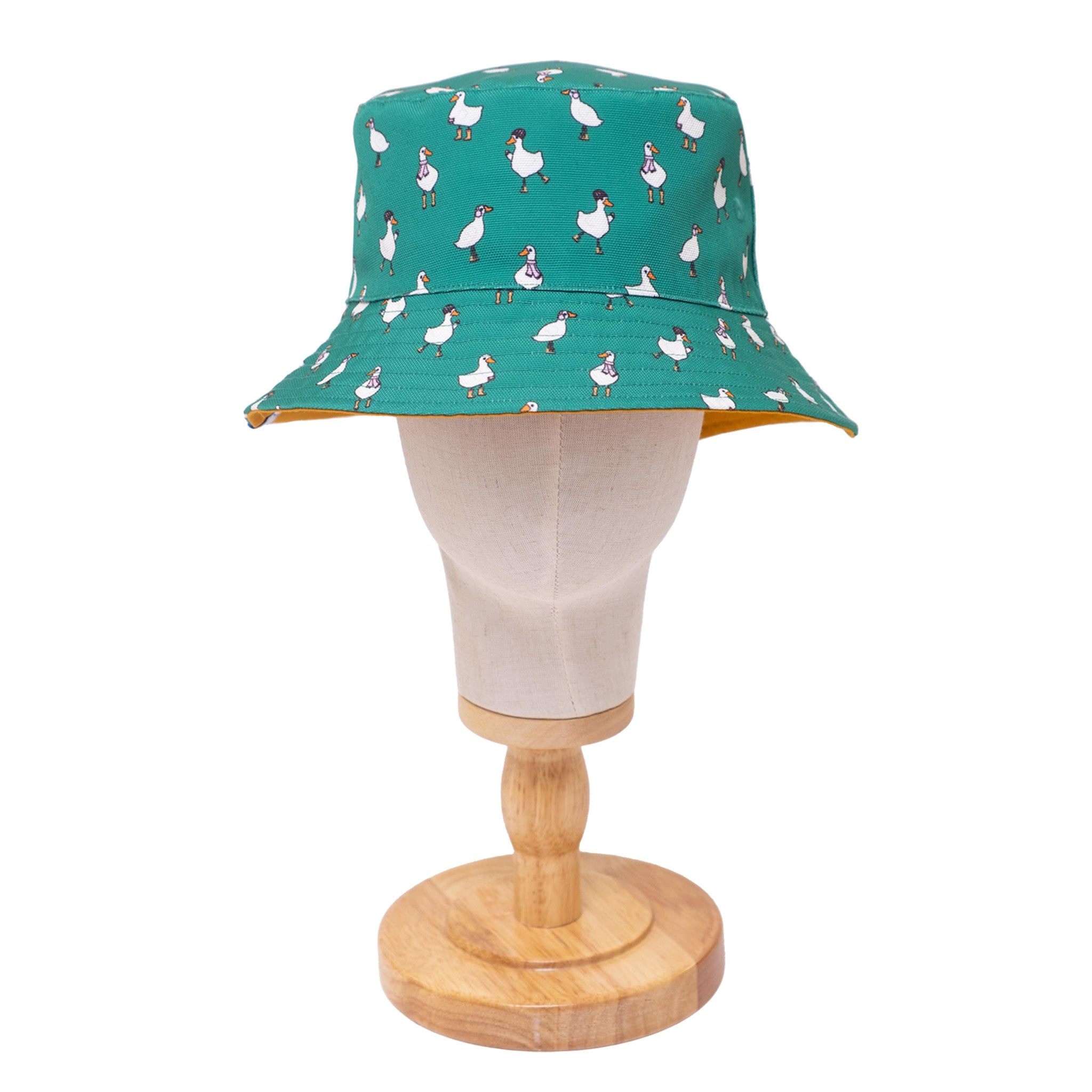 Reversible Bucket Hat – Pals in Print Collection: Silly Ducks