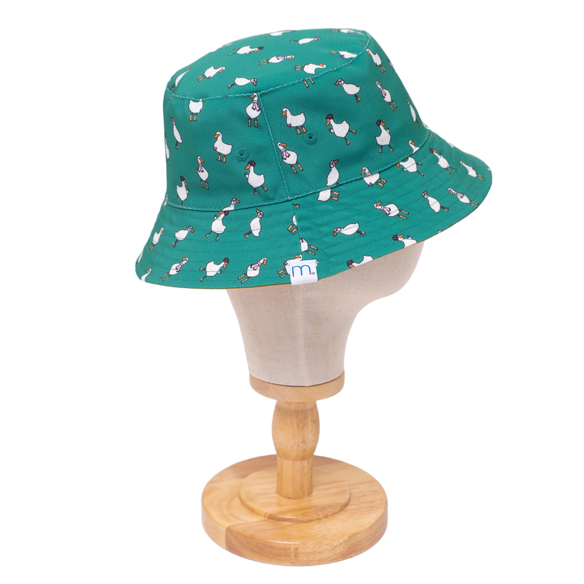 Reversible Bucket Hat – Pals in Print Collection: Silly Ducks
