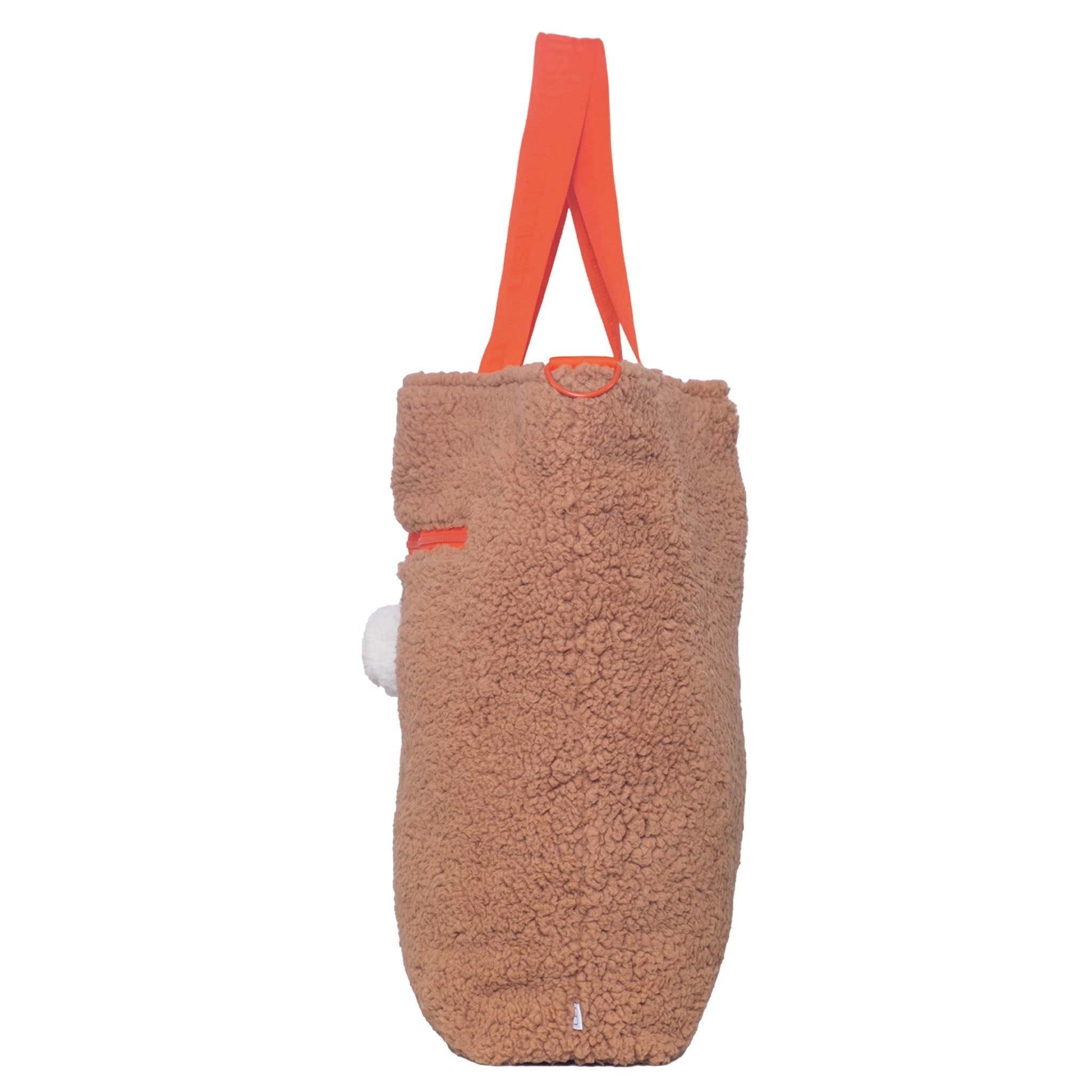 Snuggle Tote XL – The Oversized Sherpa Tote Bag for Sleepovers, Curry