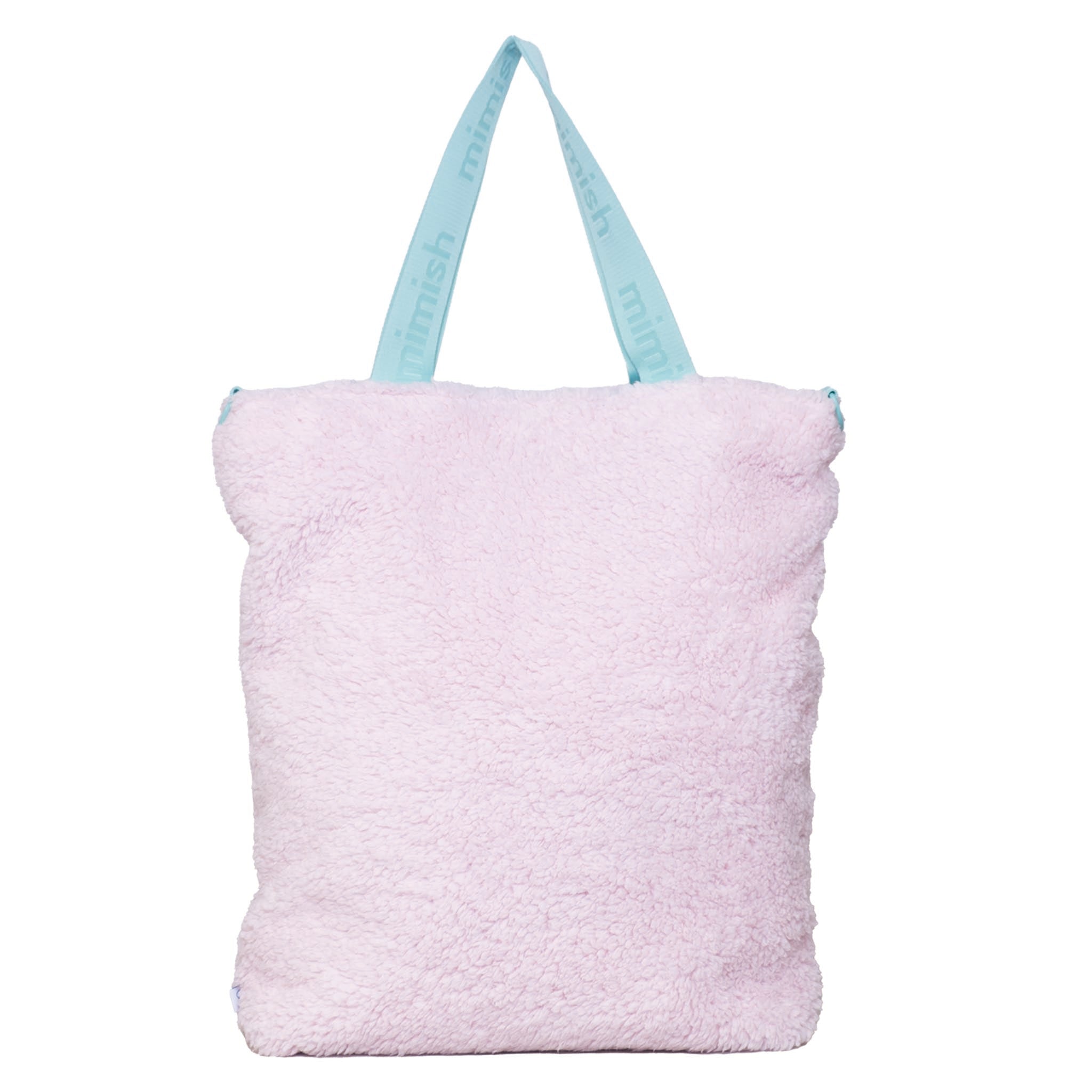 Snuggle Tote XL – The Oversized Sherpa Tote Bag for Sleepovers, Cotton Candy