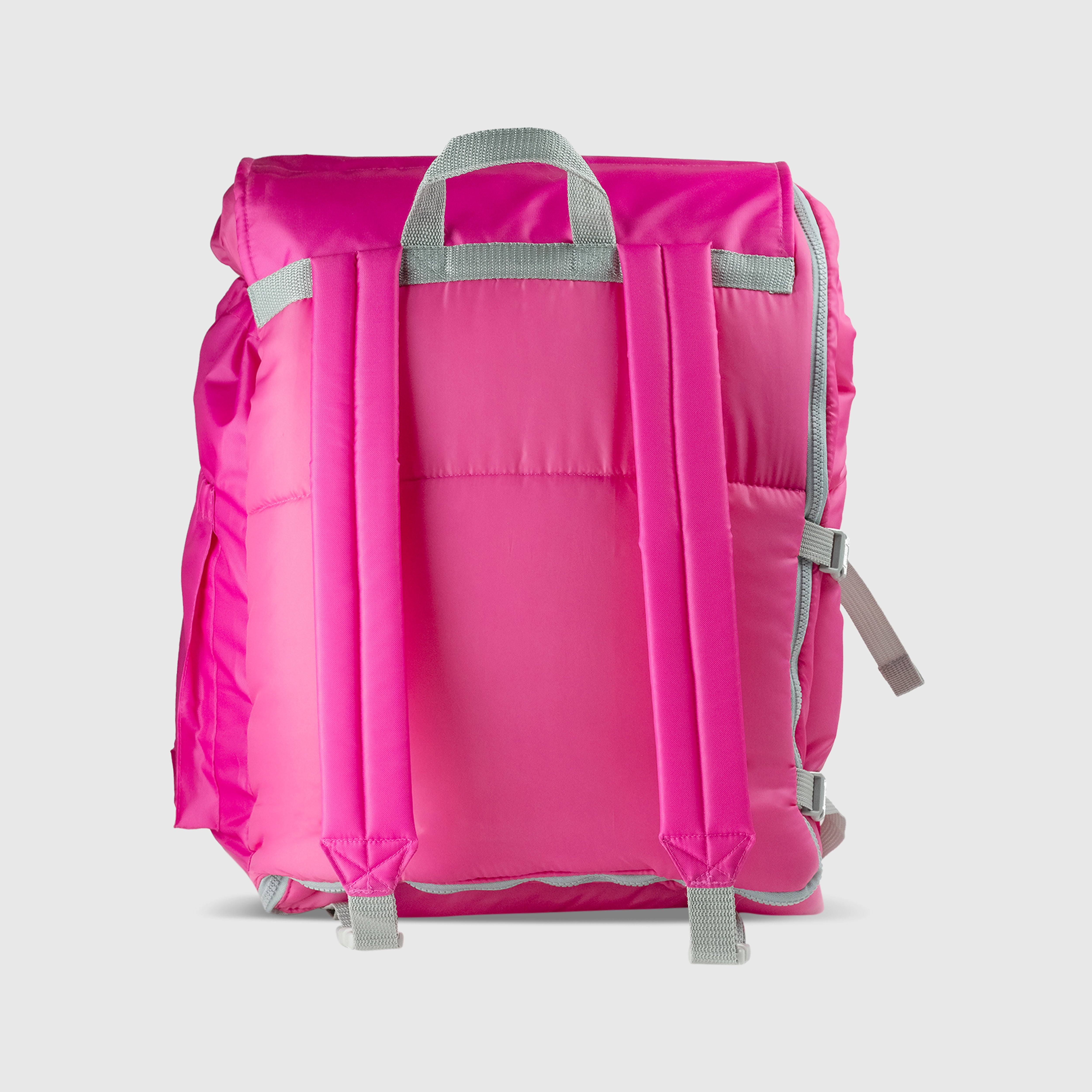 Sleep-n-pack: Packable Sleeping Bag, Big Kid 7-12+ yrs - Hibiscus Pink/Coconut Sherpa