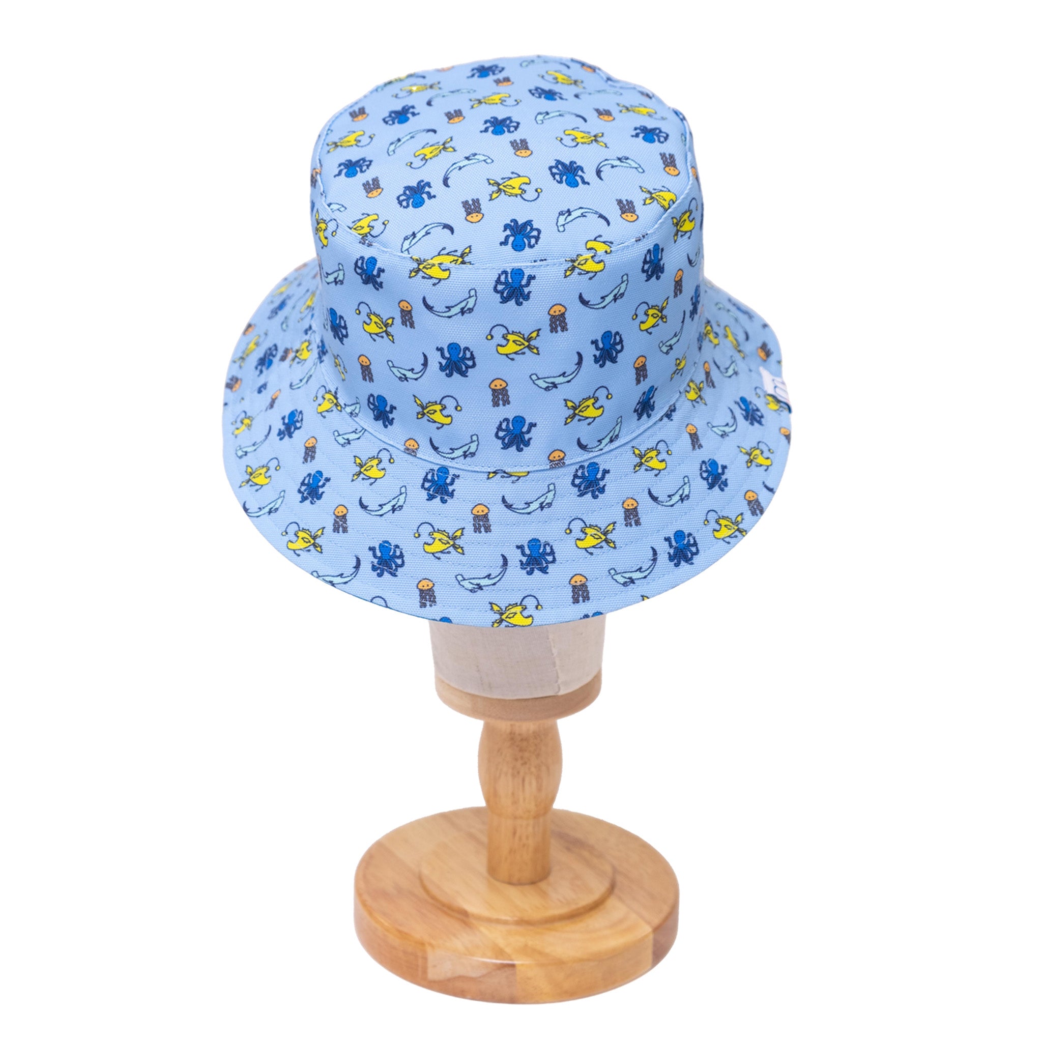 Reversible Glow-in-the-Dark Bucket Hat – Sea Critters