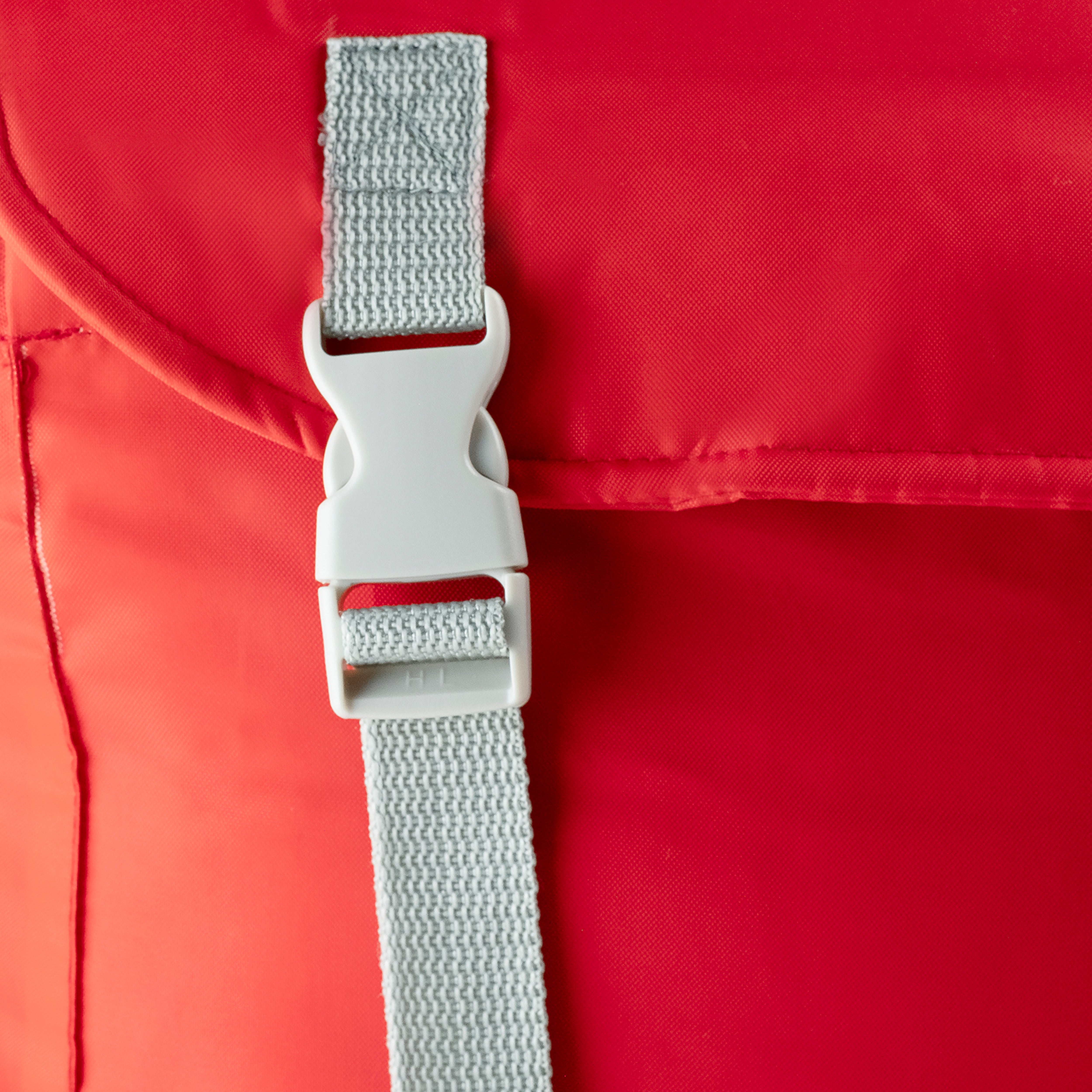 Sleep-n-pack: Packable Sleeping Bag, Big Kid 7-12+ yrs - Fiery Red/Grey Sherpa