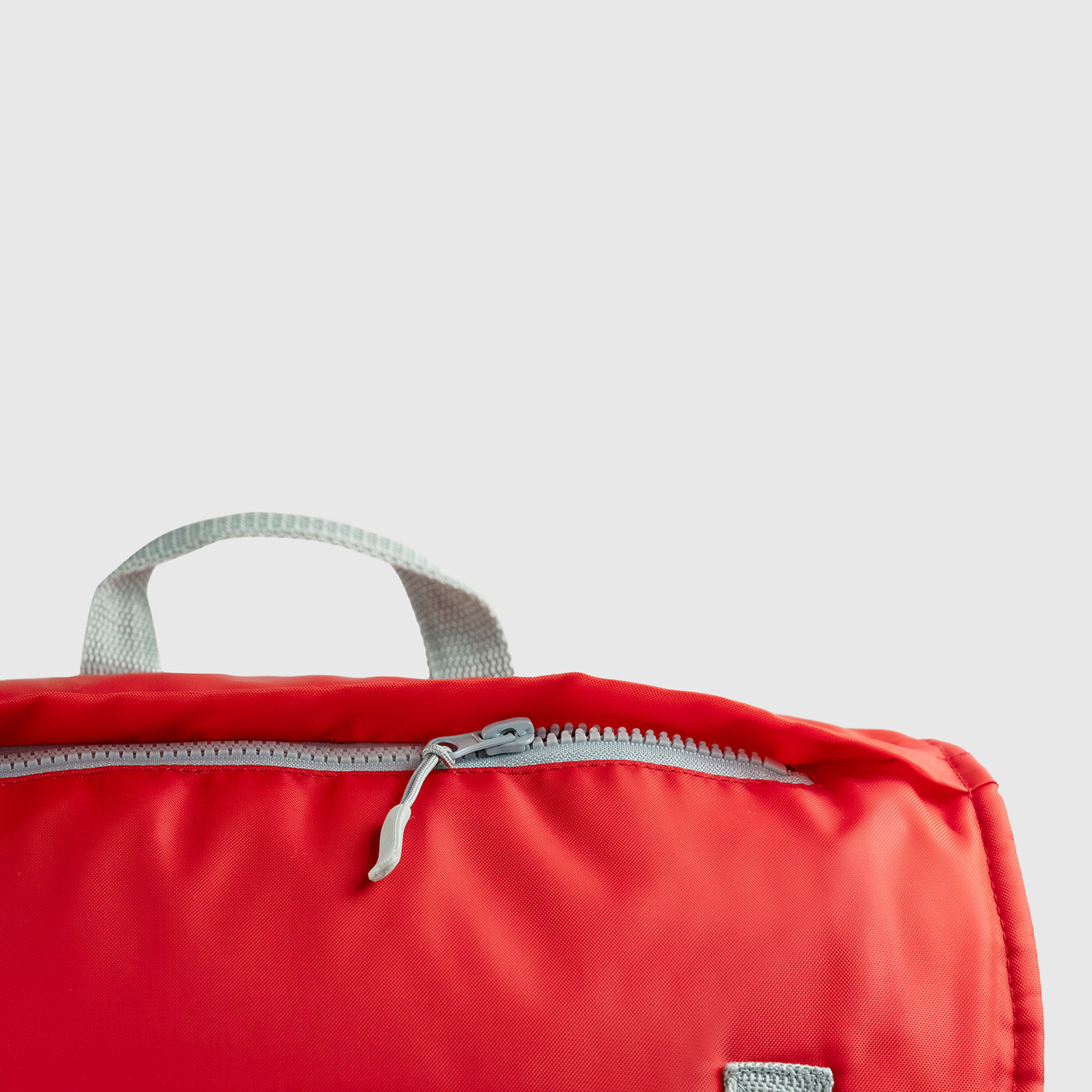 Sleep-n-pack: Packable Sleeping Bag, Big Kid 7-12+ yrs - Fiery Red/Grey Sherpa