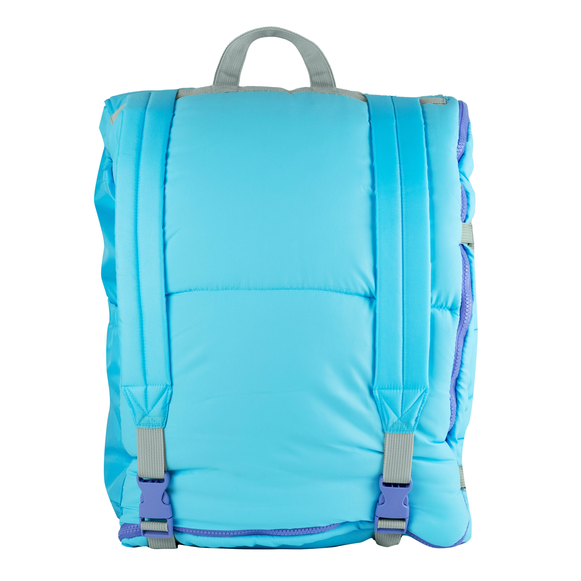 Sleep-n-pack: Packable Sleeping Bag, Big Kid 7-12+ yrs - ClearWater/Violet Dream Sherpa