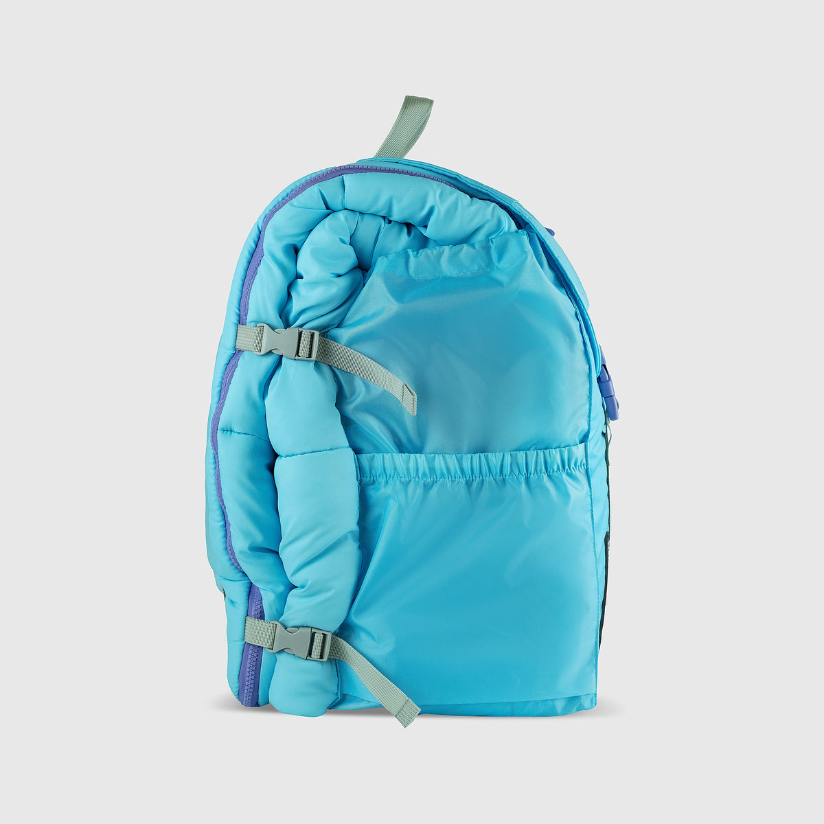 Sleep-n-pack: Packable Sleeping Bag, Big Kid 7-12+ yrs - ClearWater/Violet Dream Sherpa