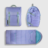 Sleep-n-pack: Packable Sleeping Bag, Big Kid 7-12+ yrs - Violet Dream/ClearWater