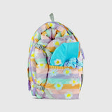 Sleep-n-pack: Packable Sleeping Bag, Big Kid 7-12+ yrs  - Happy Daisy Stripes