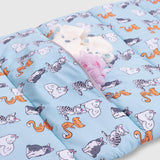 Sleep-N-Pack™ Big Kid Sleeping Bag Backpack – Sweet Cats Print