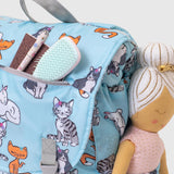 Sleep-N-Pack™ Big Kid Sleeping Bag Backpack – Sweet Cats Print