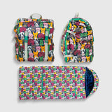 Sleep-N-Pack™ Big Kid Sleeping Bag Backpack – Walter and Friends Print