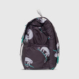 Sleep-N-Pack™ Big Kid Sleeping Bag Backpack – Lounging Sloths in Black