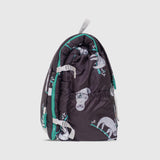Sleep-N-Pack™ Big Kid Sleeping Bag Backpack – Lounging Sloths in Black