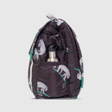 Sleep-N-Pack™ Big Kid Sleeping Bag Backpack – Lounging Sloths in Black