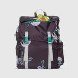Sleep-N-Pack™ Big Kid Sleeping Bag Backpack – Lounging Sloths in Black