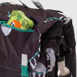Sleep-N-Pack™ Big Kid Sleeping Bag Backpack – Lounging Sloths in Black