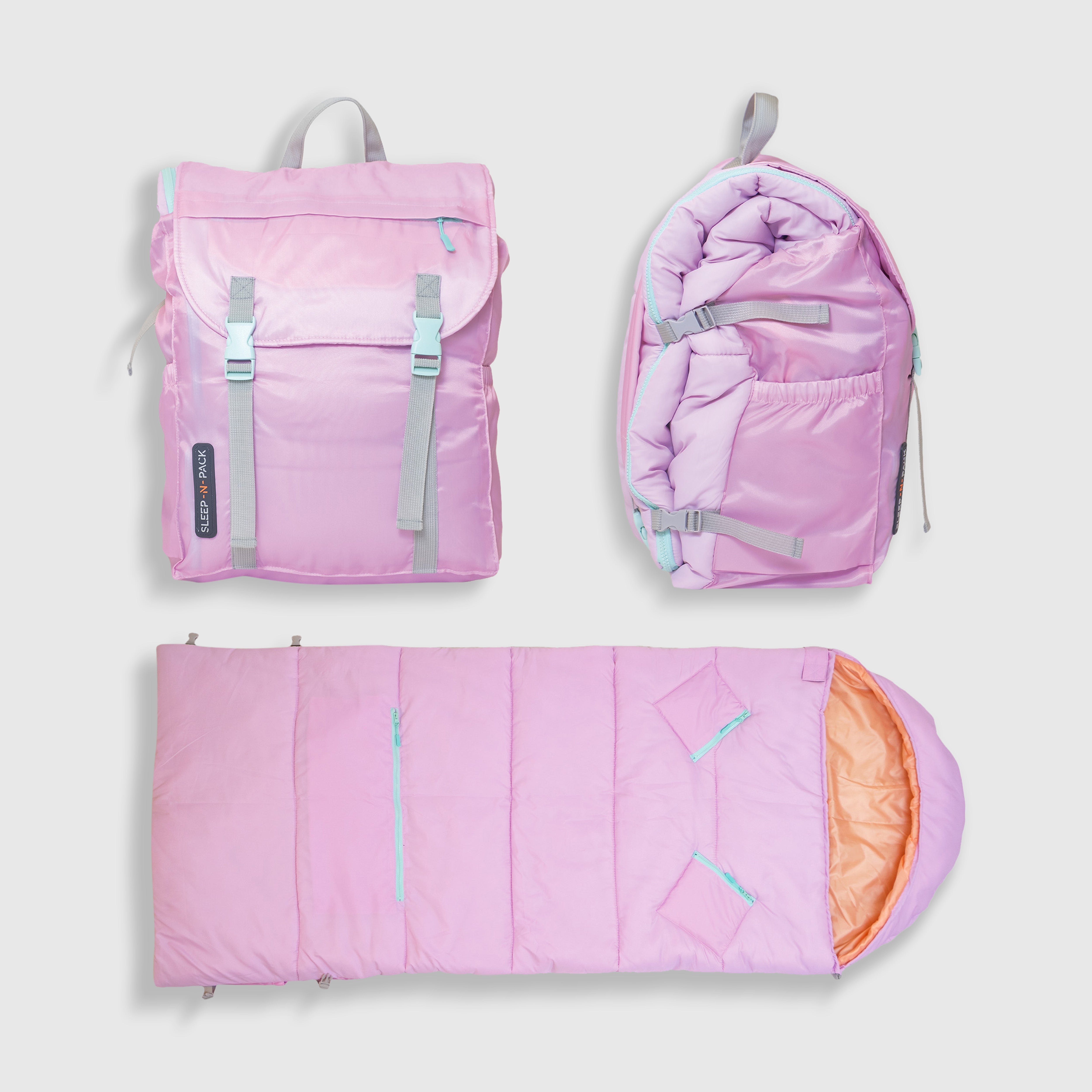 Sleep-N-Pack™ – Big Kid Size | Pink Pirouette