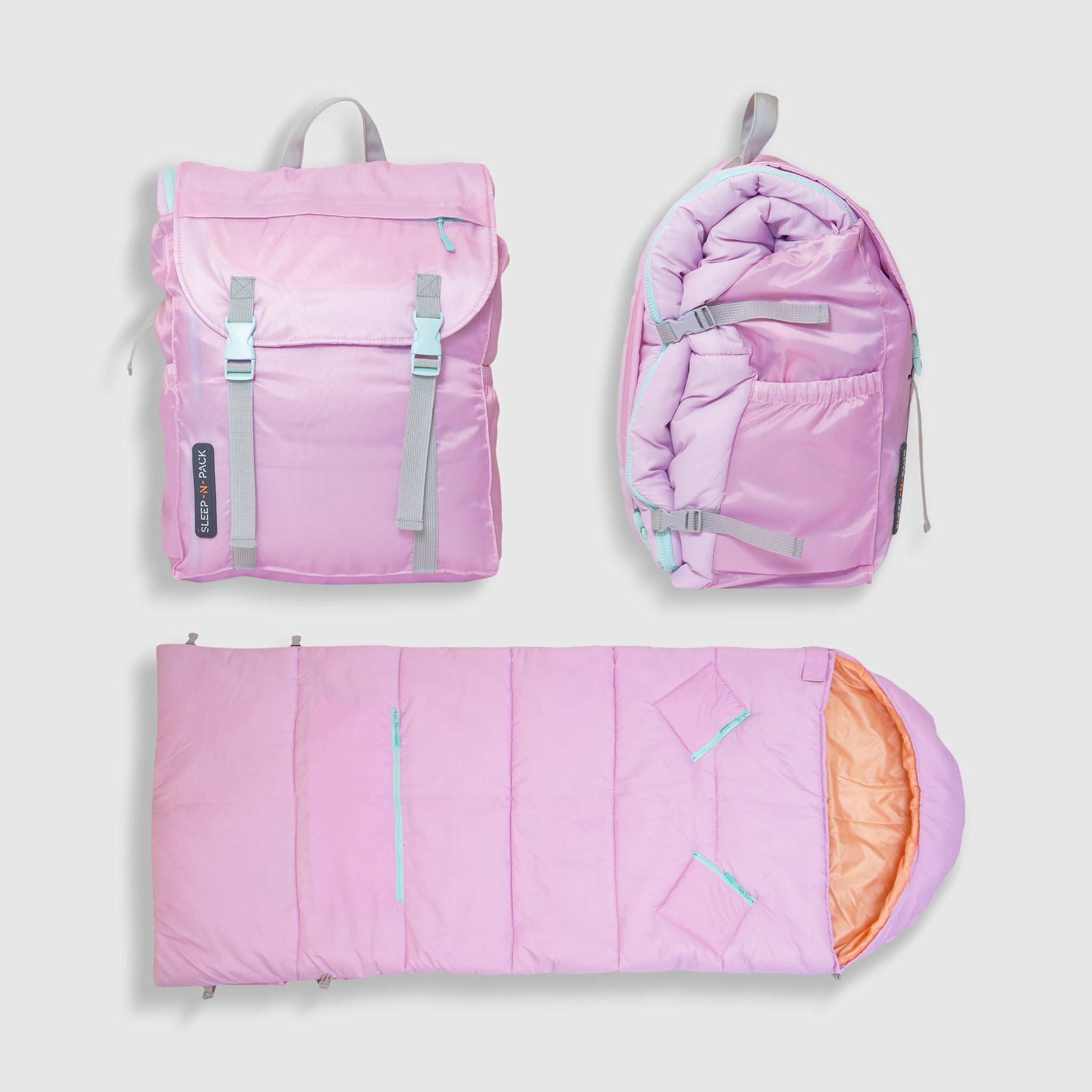 Sleep-N-Pack™ – Big Kid Size | Pink Pirouette