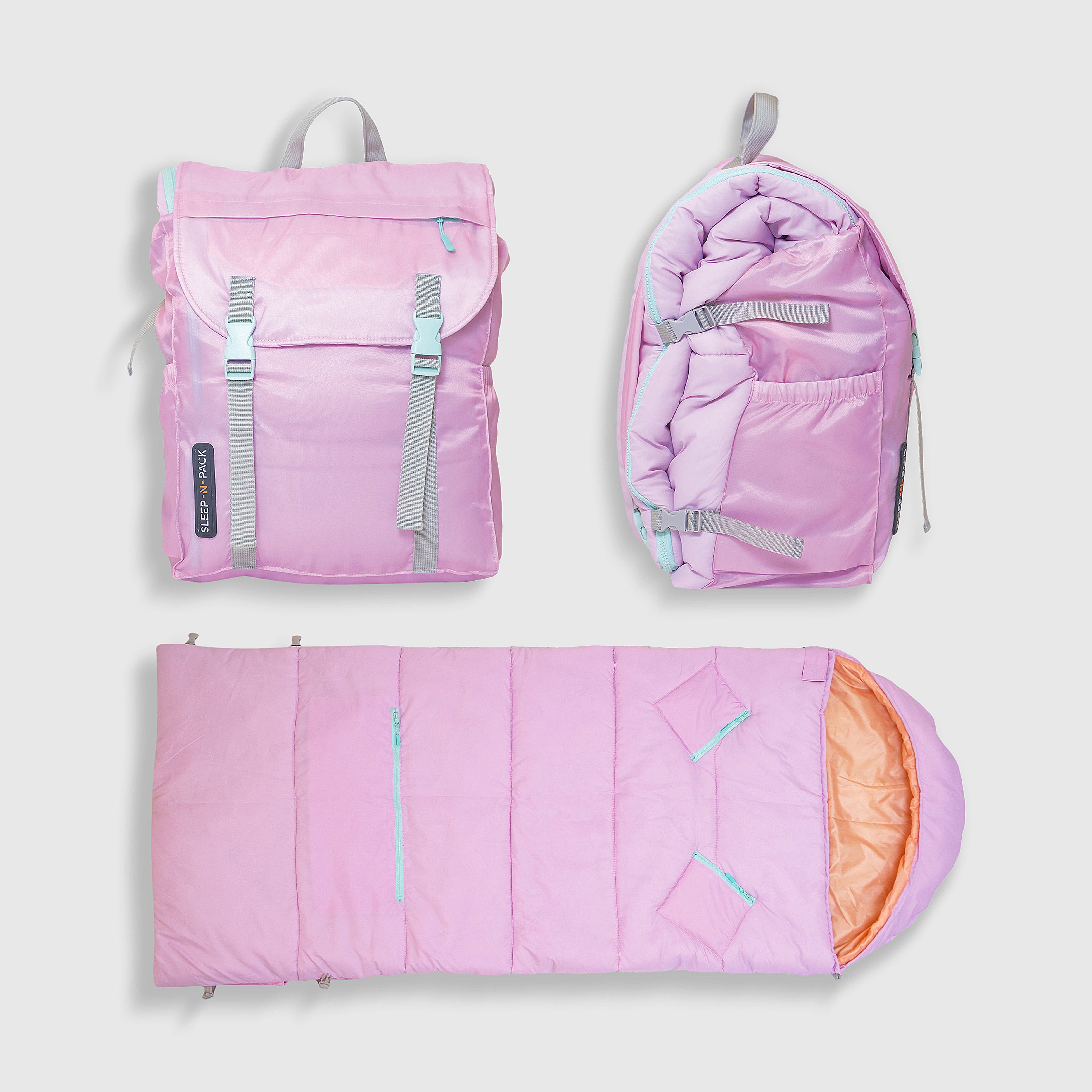 Sleep-N-Pack™ – Big Kid Size | Pink Pirouette