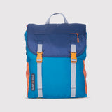 Sleep-N-Pack™ – Big Kid Size | Color Block Camp Collection: Enamel Blue, Persimmon & Navy Blue
