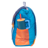 Sleep-N-Pack™ – Big Kid Size | Color Block Camp Collection: Enamel Blue, Persimmon & Navy Blue