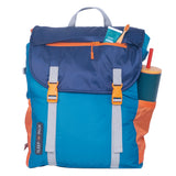 Sleep-N-Pack™ – Big Kid Size | Color Block Camp Collection: Enamel Blue, Persimmon & Navy Blue