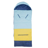 Sleep-N-Pack™ – Big Kid Size | Color Block Cali Teal, Buttercup Yellow & Navy Blue