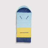 Sleep-N-Pack™ – Big Kid Size | Color Block Cali Teal, Buttercup Yellow & Navy Blue