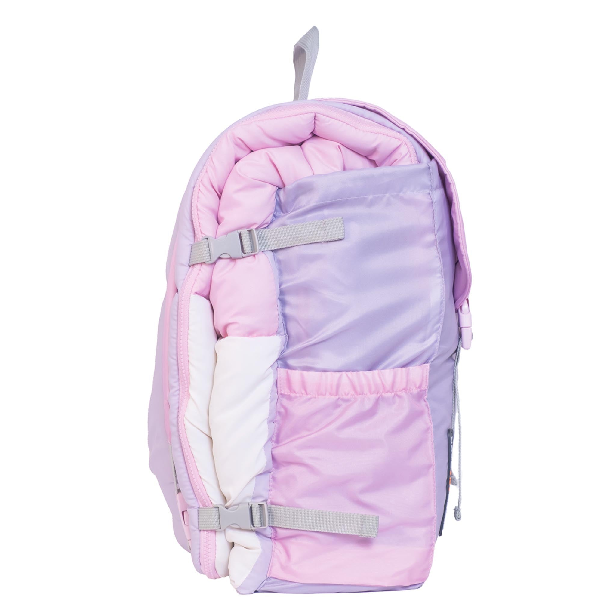 Sleep-N-Pack™ – Big Kid Size | Color Block Pink/Lilac/Coconut
