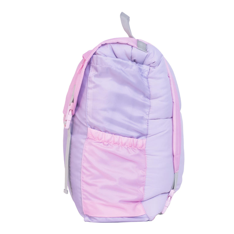 Sleep-N-Pack™ – Big Kid Size | Color Block Pink/Lilac/Coconut