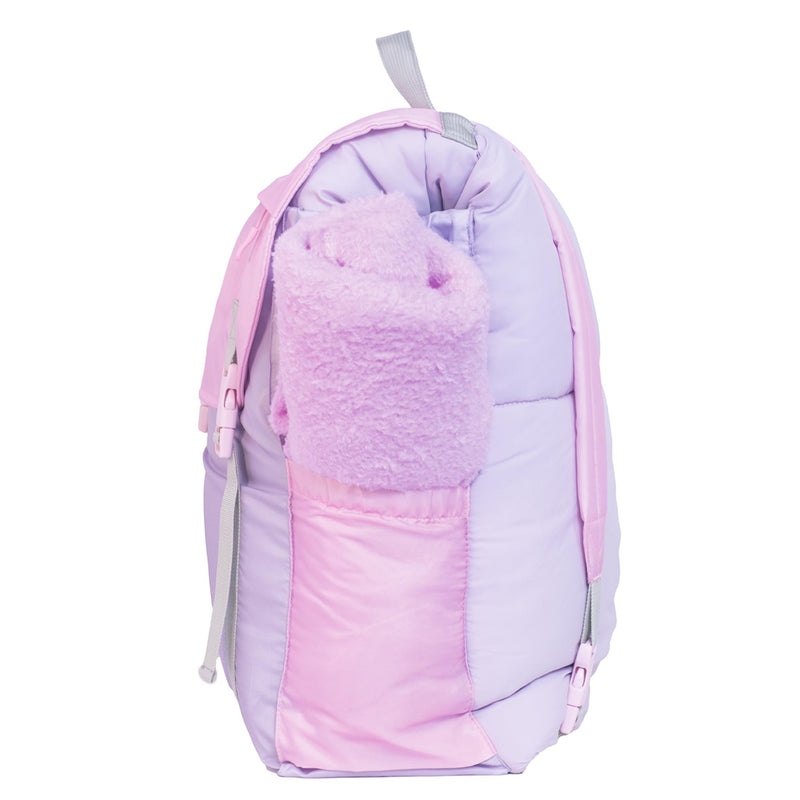 Sleep-N-Pack™ – Big Kid Size | Color Block Pink/Lilac/Coconut