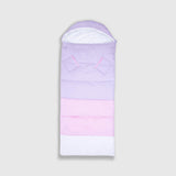 Sleep-N-Pack™ – Big Kid Size | Color Block Pink/Lilac/Coconut