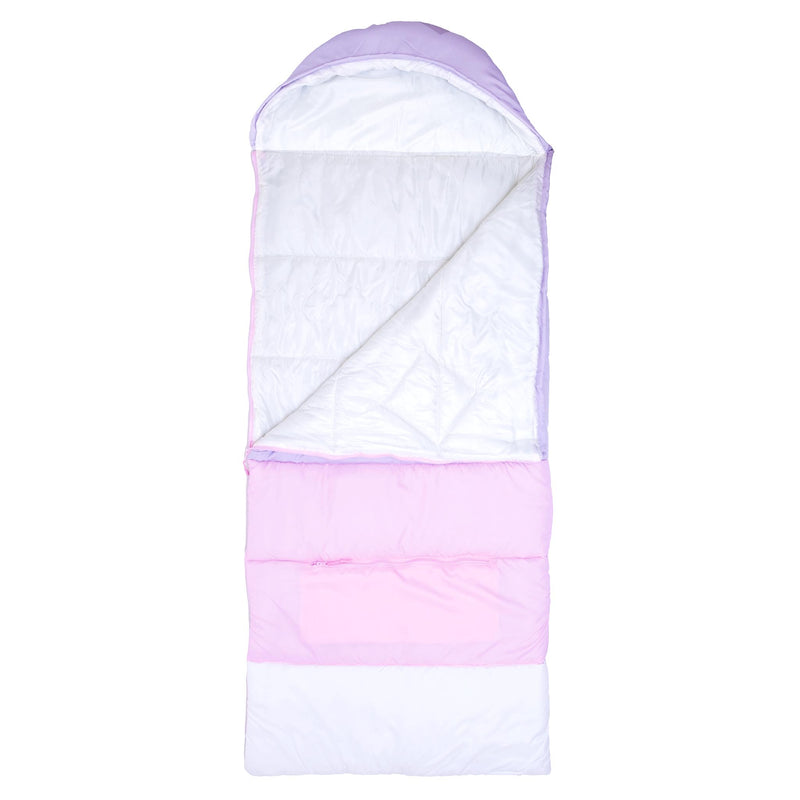 Sleep-N-Pack™ – Big Kid Size | Color Block Pink/Lilac/Coconut