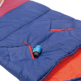 Sleep-N-Pack™ – Big Kid Size | Color Block Camp Collection: Navy, Fiery Red & Mulberry