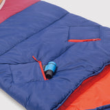 Sleep-N-Pack™ – Big Kid Size | Color Block Camp Collection: Navy, Fiery Red & Mulberry