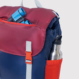 Sleep-N-Pack™ – Big Kid Size | Color Block Camp Collection: Navy, Fiery Red & Mulberry