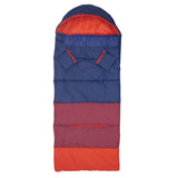 Sleep-N-Pack™ – Big Kid Size | Color Block Camp Collection: Navy, Fiery Red & Mulberry