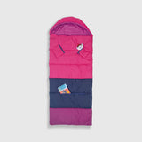 Sleep-N-Pack™ – Big Kid Size | Color Block Raspberry Sorbet, Navy & Winterberry
