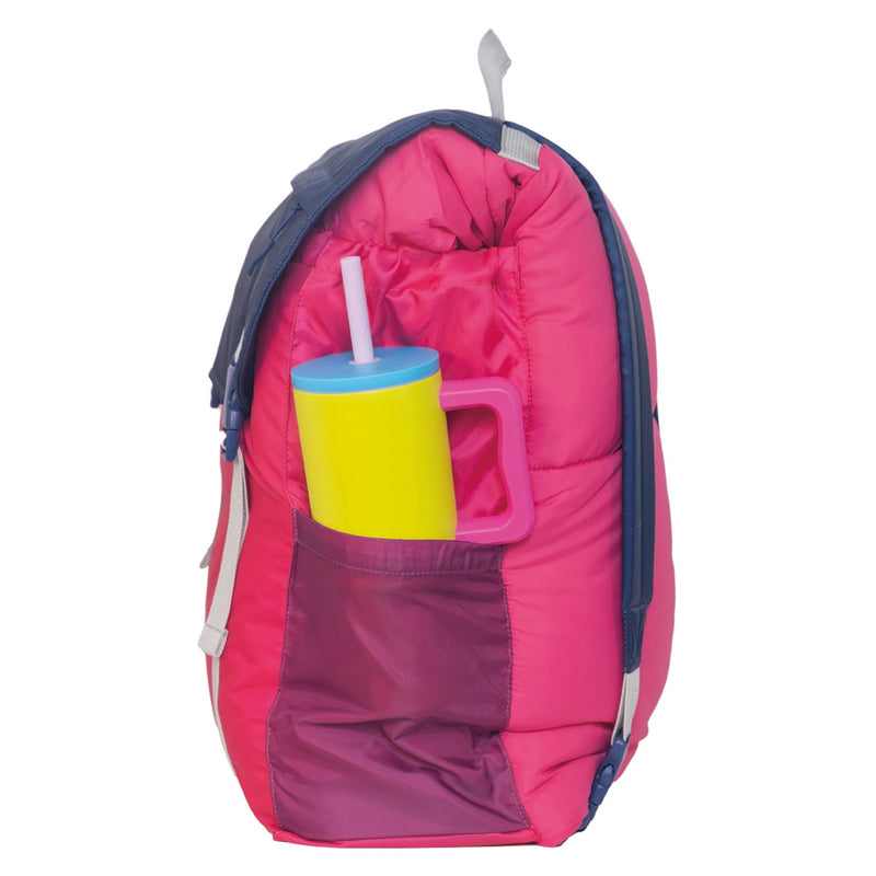 Sleep-N-Pack™ – Big Kid Size | Color Block Raspberry Sorbet, Navy & Winterberry