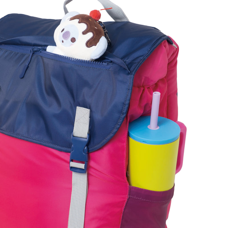 Sleep-N-Pack™ – Big Kid Size | Color Block Raspberry Sorbet, Navy & Winterberry