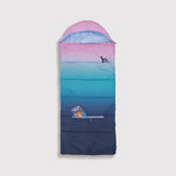 Sleep-N-Pack™ – Big Kid Size | Color Block Camp Collection: Blue Ombre