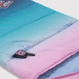 Sleep-N-Pack™ – Big Kid Size | Color Block Camp Collection: Blue Ombre