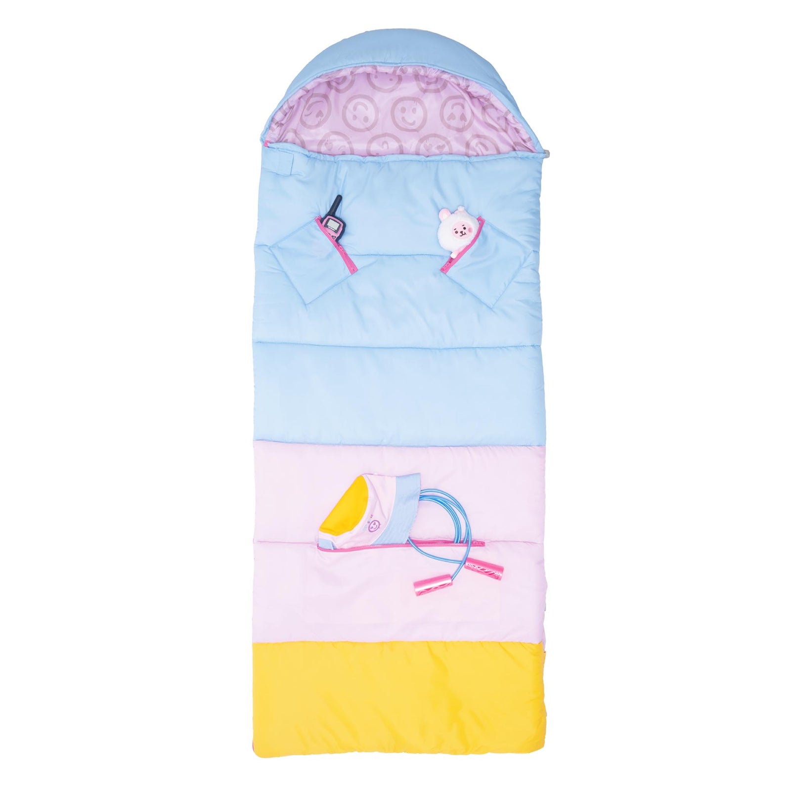 Sleep-N-Pack™ - Pink Smile Face – mimish, inc.
