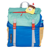 Sleep-N-Pack™ – Big Kid Size | Color Block Camp Collection: Blue Smile Face