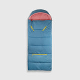 Sleep-n-pack: Packable Sleeping Bag, Big Kid 7-12+ yrs - Hudson Blue/Cherry Pink Sherpa