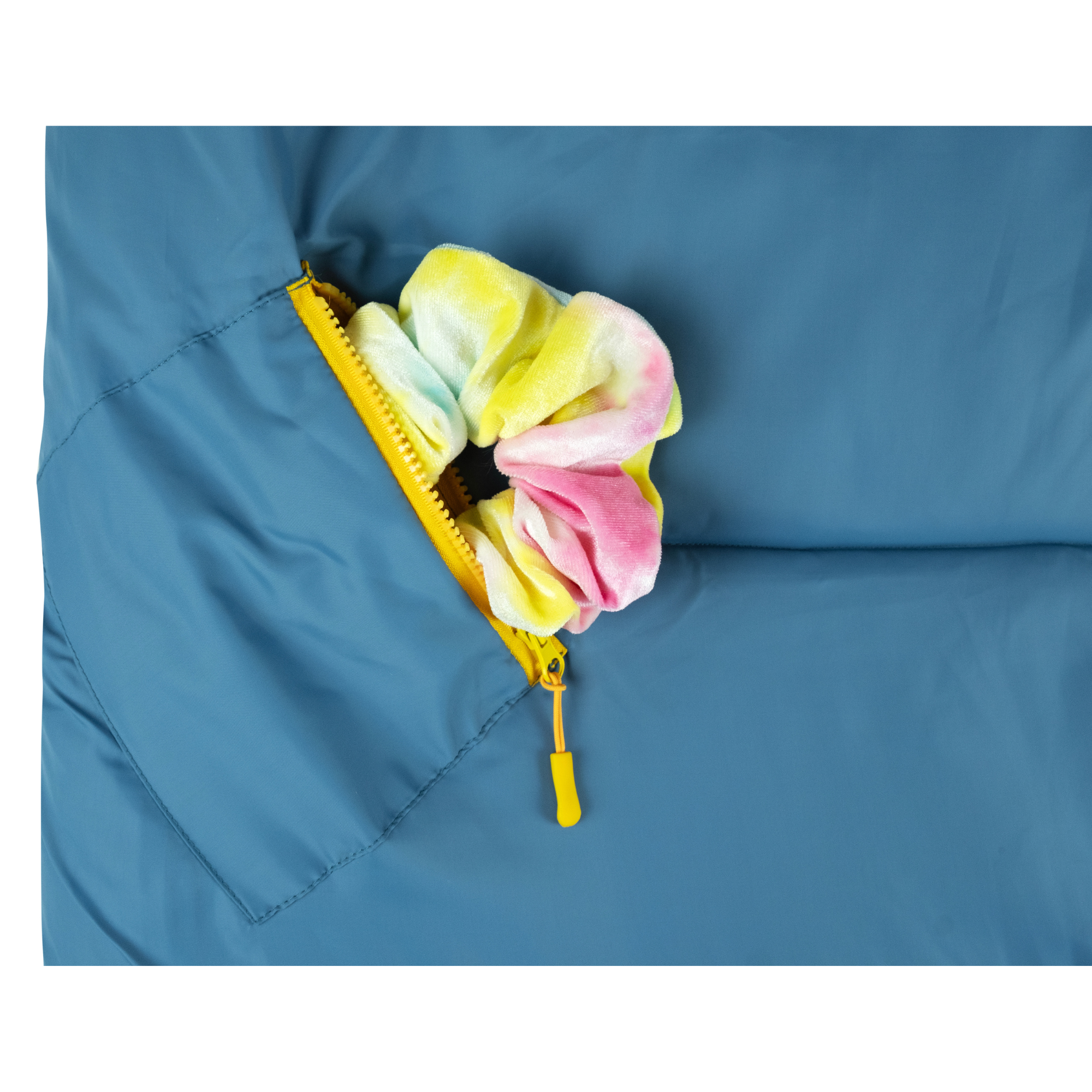 Sleep-n-pack: Packable Sleeping Bag, Big Kid 7-12+ yrs - Hudson Blue/Cherry Pink Sherpa